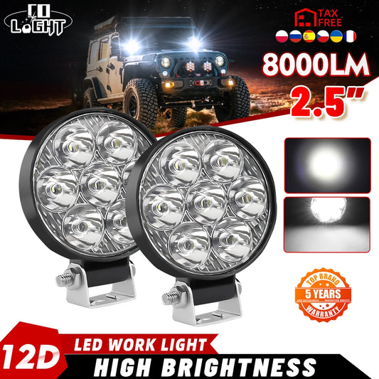 CO LIGHT LED Bar Work Light 12V 24V Road Spotlight