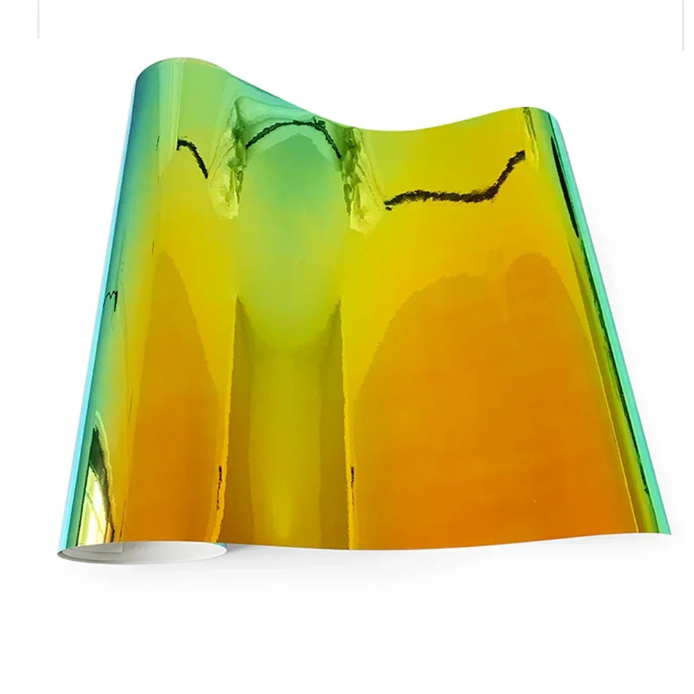 Car Wrap Film Laser Plating Auto Color Change PVC Sticker Chrome Rainbow Vinyl Air Free Bubble Motor Film