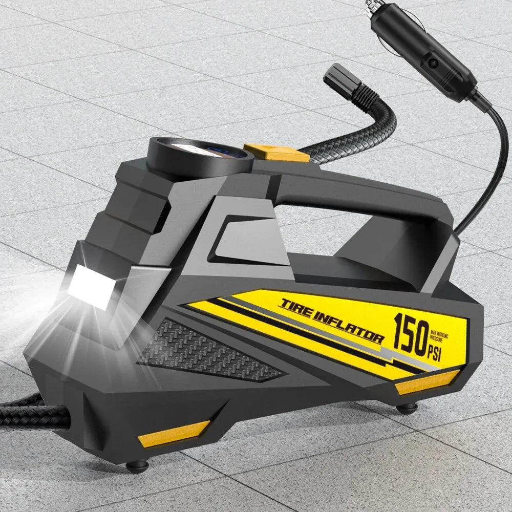 CARSUN 12V Car Air Compressor Inflator Upgraded 150 PSI