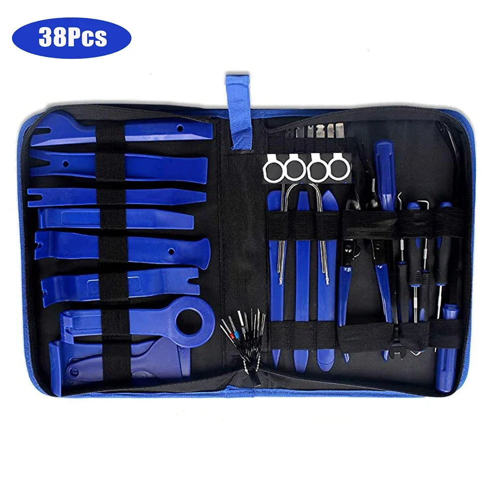 JOIGVFNH 38Pcs Car Trim Removal Tool Set For Door Panel