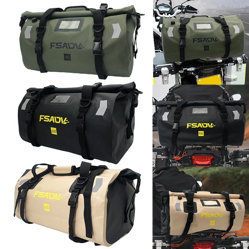 Universal Motorcycle Waterproof Tail Bag For Rear Seat