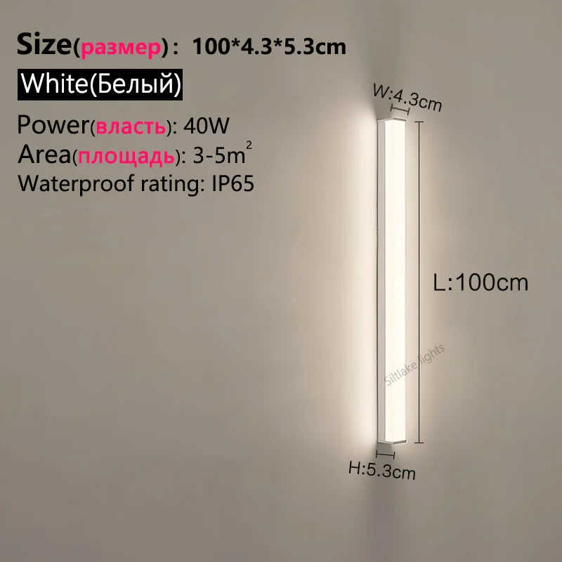 SLL LED Outdoor Wall Light IP65 Waterproof Villa Porch Lamp