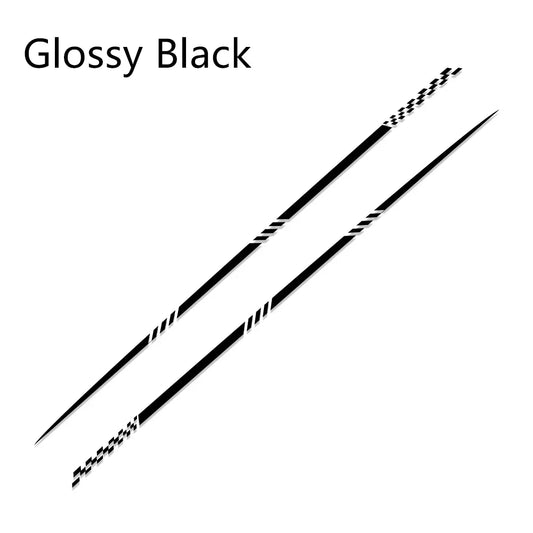 2PCS Universal Car Line Stickers Long Stripe Decor Auto Accessories for BMW Suzuki Volvo Tesla Skoda Audi Volkswagen Seat Subaru