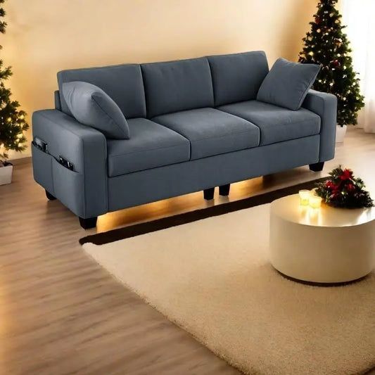 Ticify Chenille Sofa Couch With Extra Deep Seats Living Room