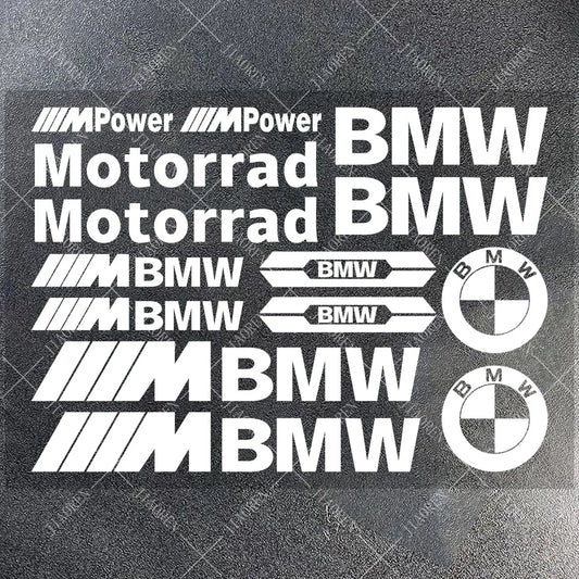 BMW Vinyl Sticker Logo Motorcycle Tank Decal Kit S1000RR