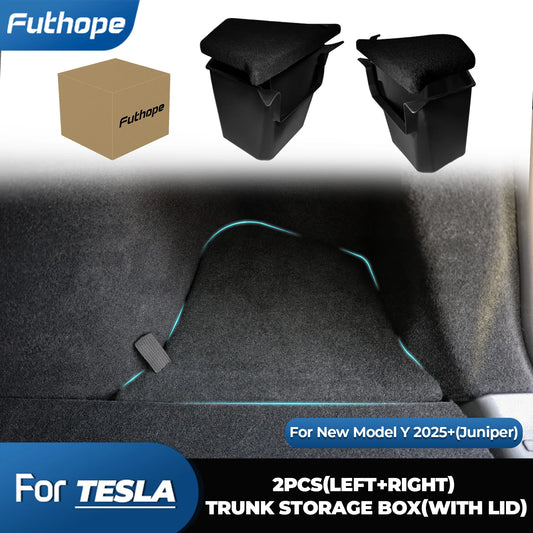 Futhope Car Trunk Storage Box For Tesla Model Y