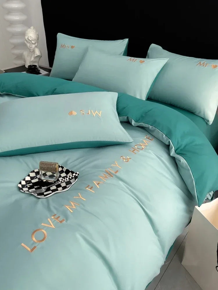 Nordic Luxury Egyptian Cotton Bedding Set for Ultimate Comfort