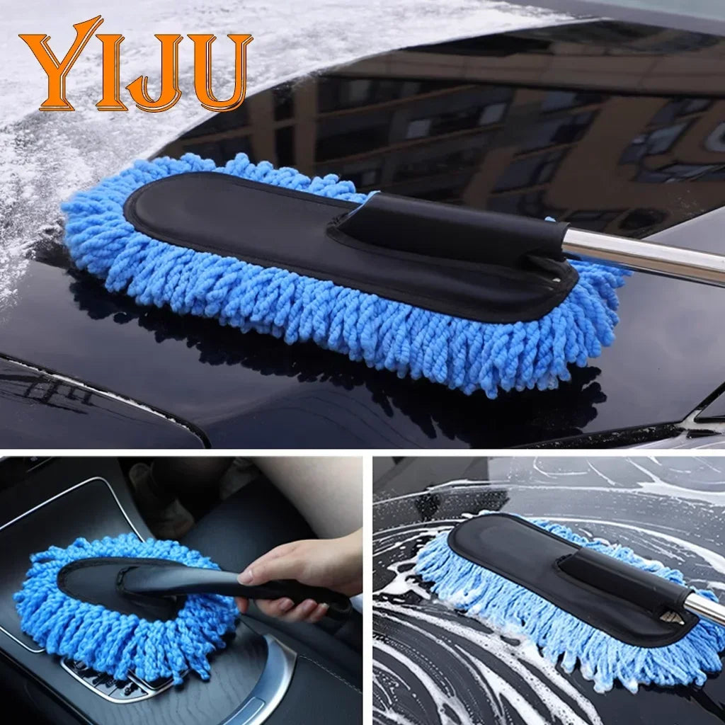 Car Cleaning Tools Microfiber Dust Mop and Washing Brush