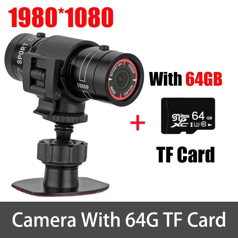 F9 Action Camera for Bike and Motorcycle Adventures