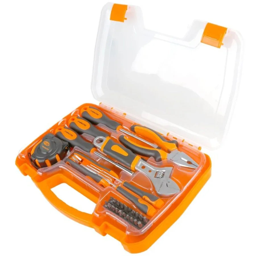Basic Mechanic Tool Set for Convenient Home Repairs and Storage