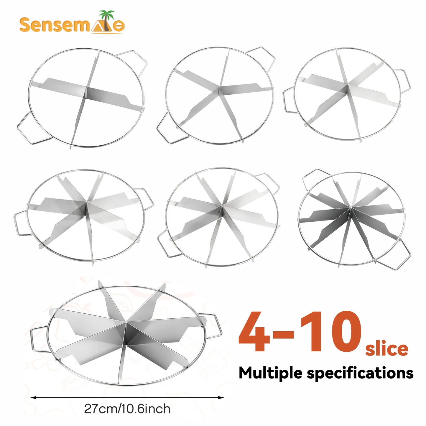 Feature Stainless Steel Cake Cutter Pastry Portion Marker