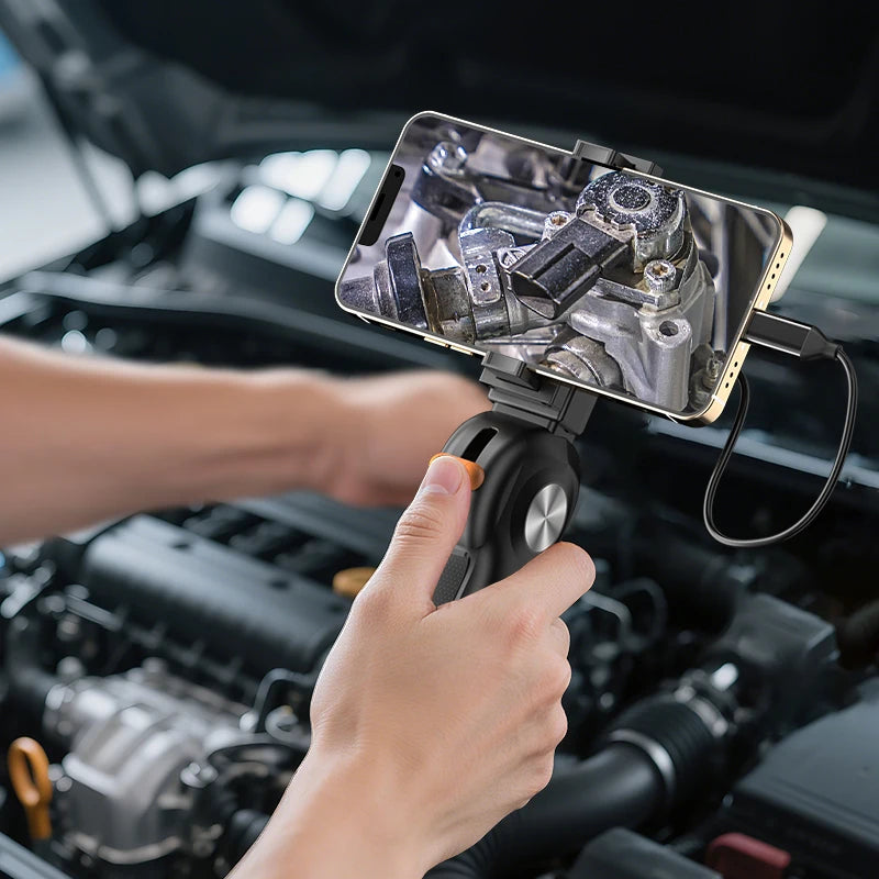Articulating Borescope Inspection Camera with 1080P Resolution