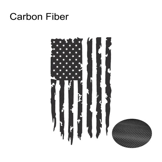 Car Sticker USA Flag Matte Film Decal for Toyota Hilux Tacoma Jeep Gladiator Isuzu Dmax Ford F150 Dodge RAM Tuning Accessories