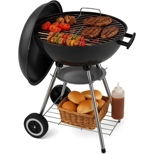 Portable Heavy-Duty Charcoal Grill for Perfect Outdoor Barbecues