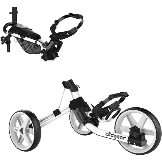 Clicgear Four Point Zero Golf Push Cart Three Wheel Foldable