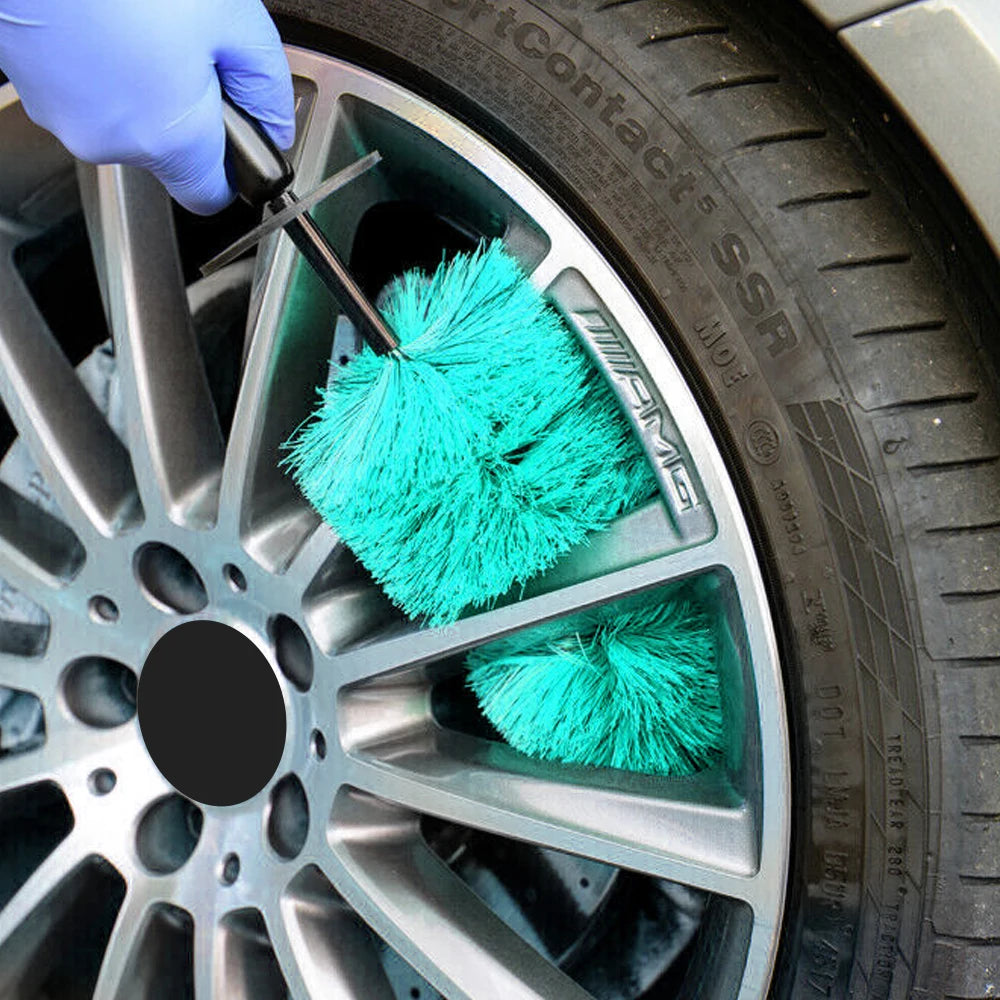 Car Wash Brush Kit for Soft Microfiber Auto Care Cleaning