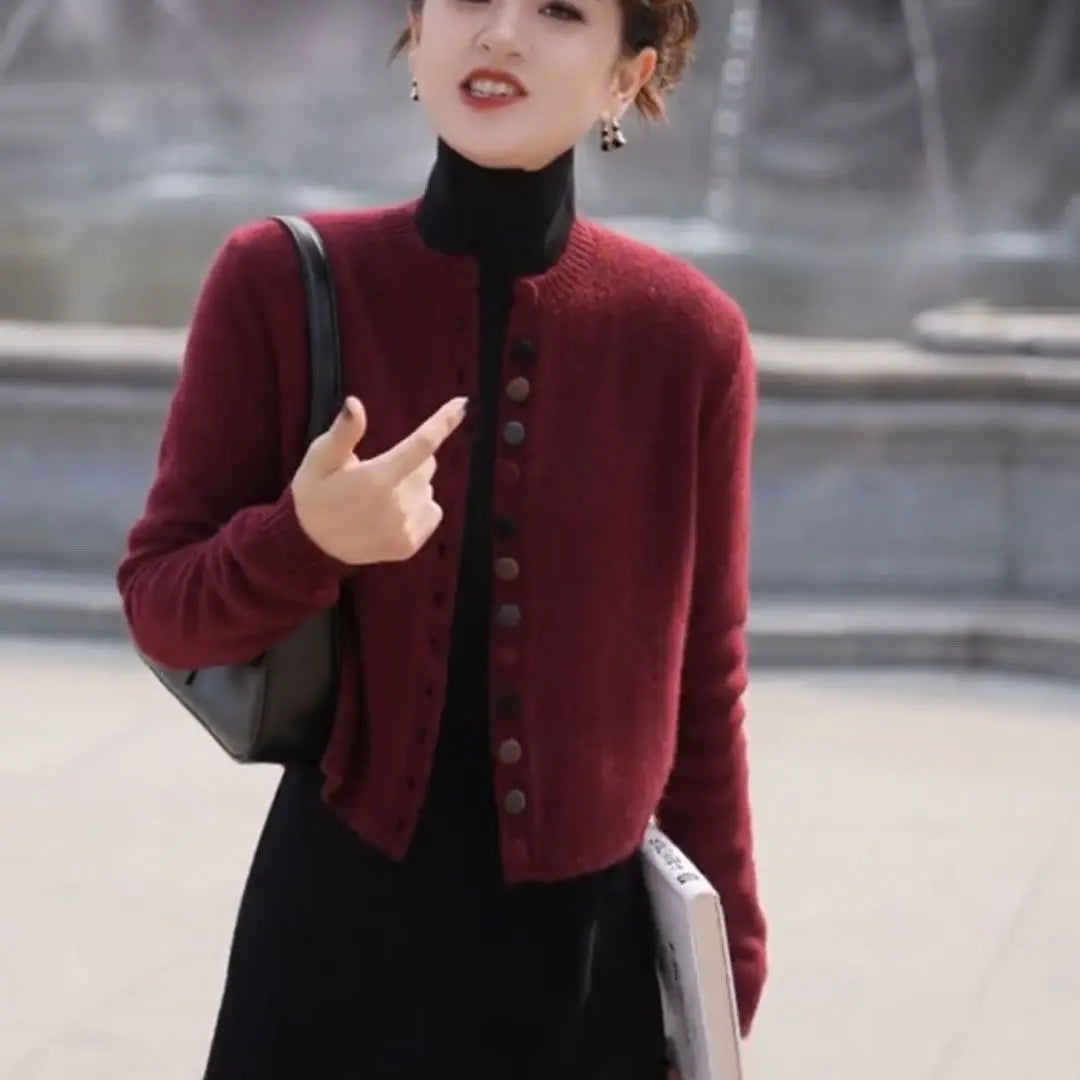 Women Thin Cardigan Sweater Lightweight Knit Outerwear Jacket