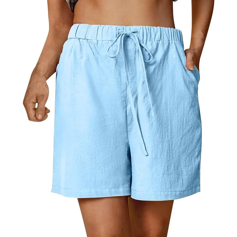Women's Casual Drawstring Shorts for Summer Outdoor Activities