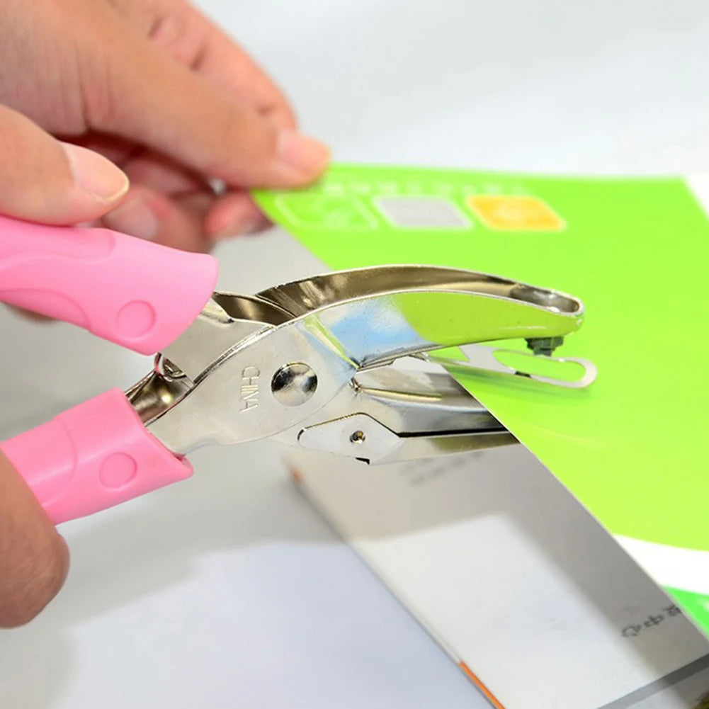 Handheld Hole Puncher for Creative Paper Crafting and Projects