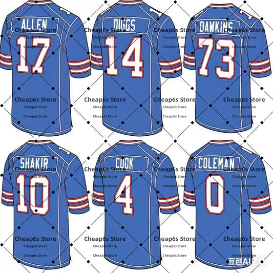 Buffalo Bills Stitched Authentic Football Jersey Josh Allen