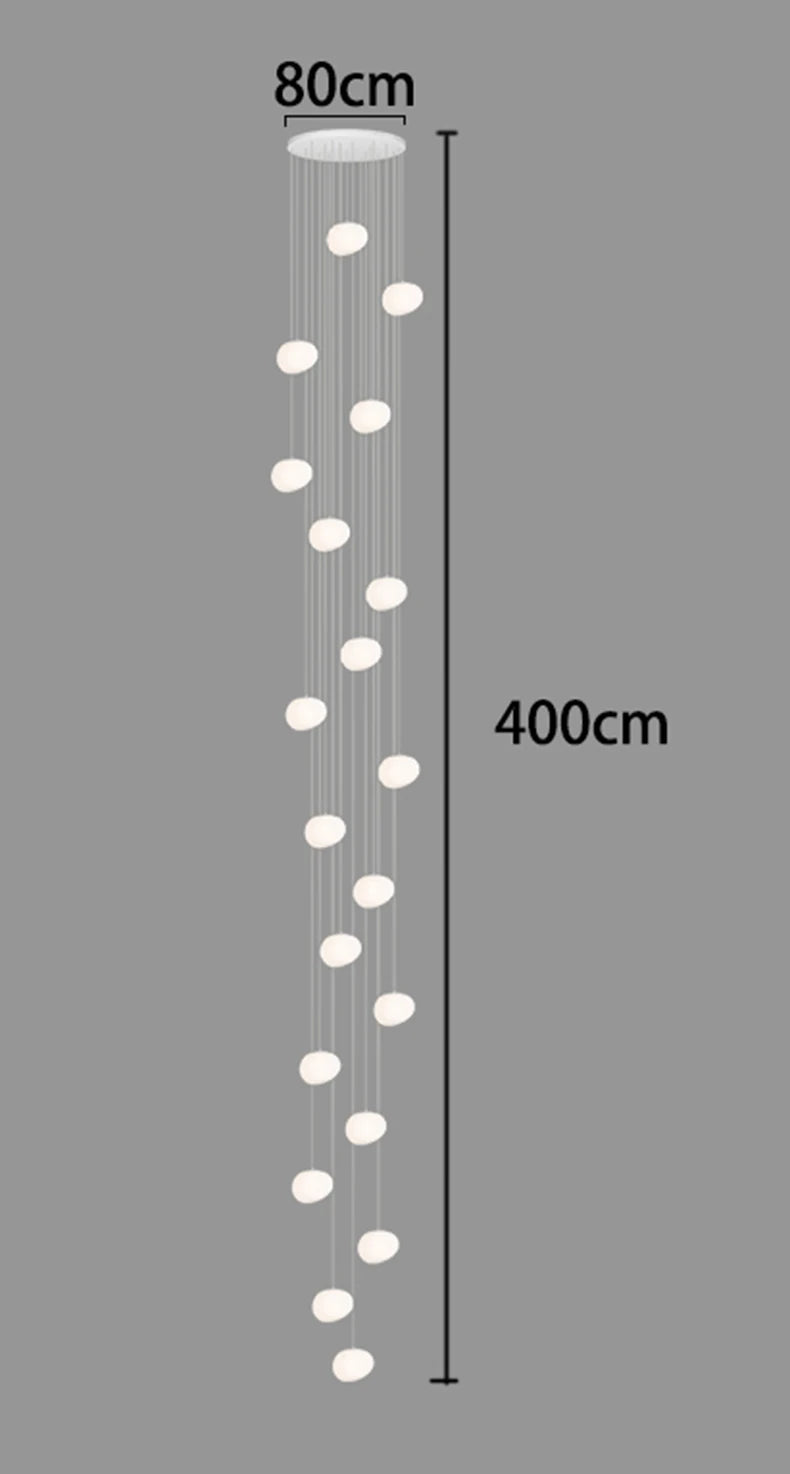 Modern Home Decor LED Pendant Lights for Living Room and Dining Room Adjustable Hanging Lamps with Remote Control