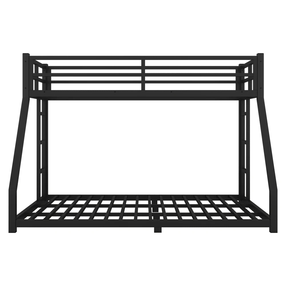 Metal Twin XL Over Queen Bunk Bed for Space Saving