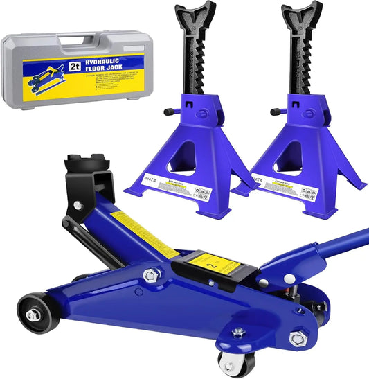 DayPlus 2 Ton Floor Jack And Stand Hydraulic Combo