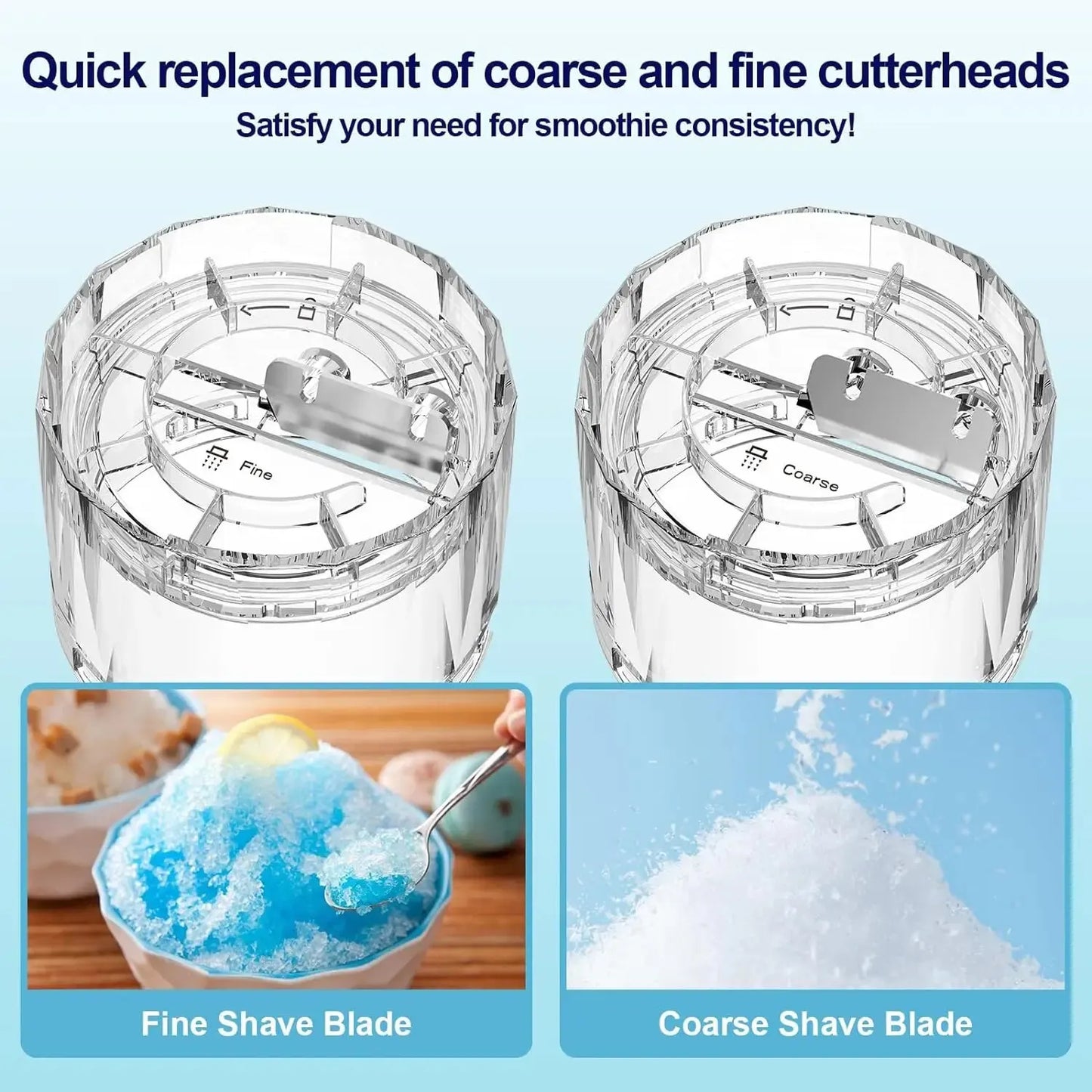 Shaved Ice Attachment for KitchenAid Stand Mixer and Snow Cones