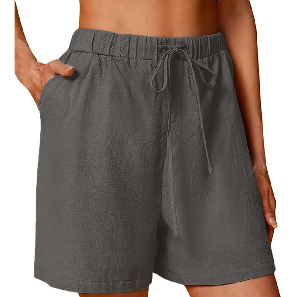 Women's Casual Drawstring Shorts for Summer Outdoor Activities