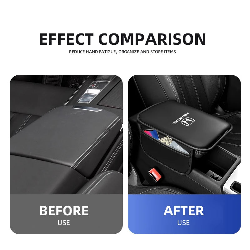 Honda PU Leather Center Console Armrest Pad For Honda Cars