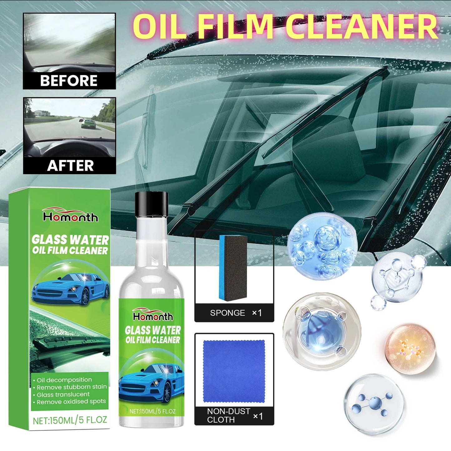 Multi-Purpose Car Wash Kit for Complete Vehicle Care