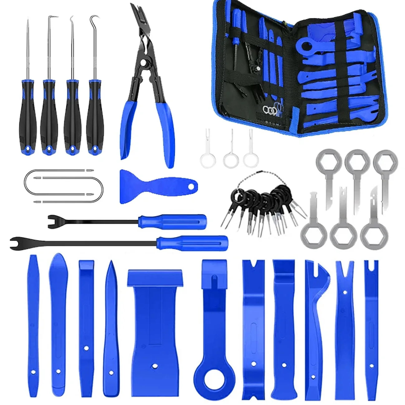 Baisibei 43-Piece Auto Trim Removal Tool Set for Door Panels