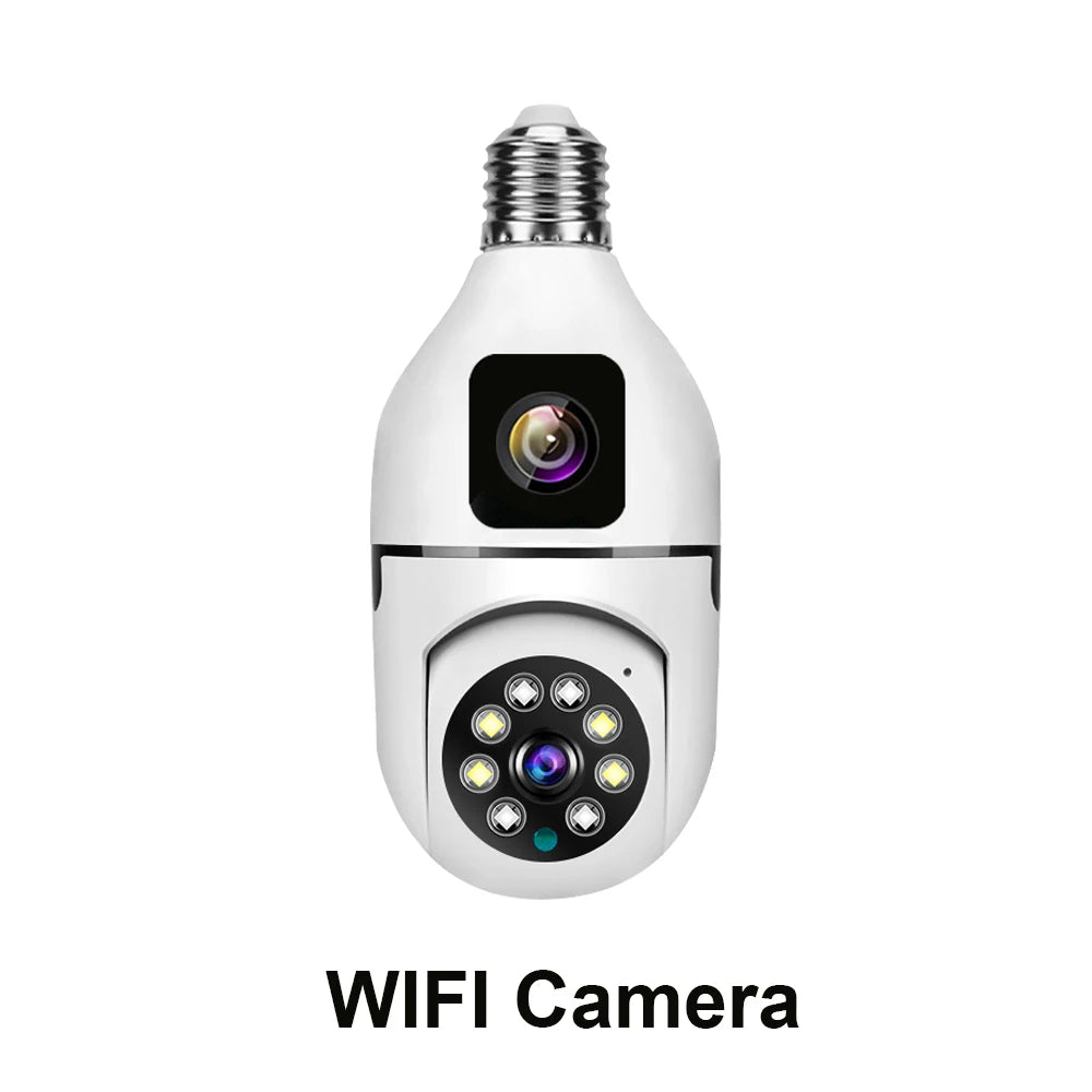 4MP Dual Lens Wifi Security Camera with Two Way Audio