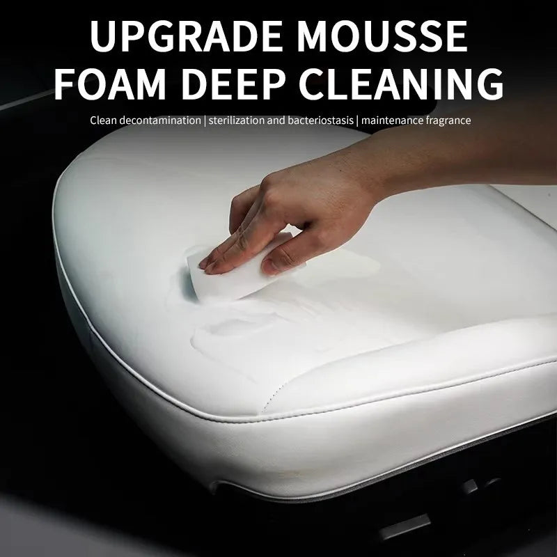 Multi-Purpose Leather Surface Foam Cleaner for Tesla Interiors