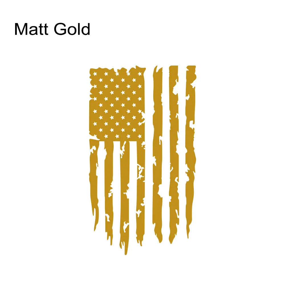 Car Sticker USA Flag For Toyota Hilux Tacoma Jeep Gladiator Isuzu Dmax Ford F150 Dodge RAM Tuning Motor Accessories Decor Decal