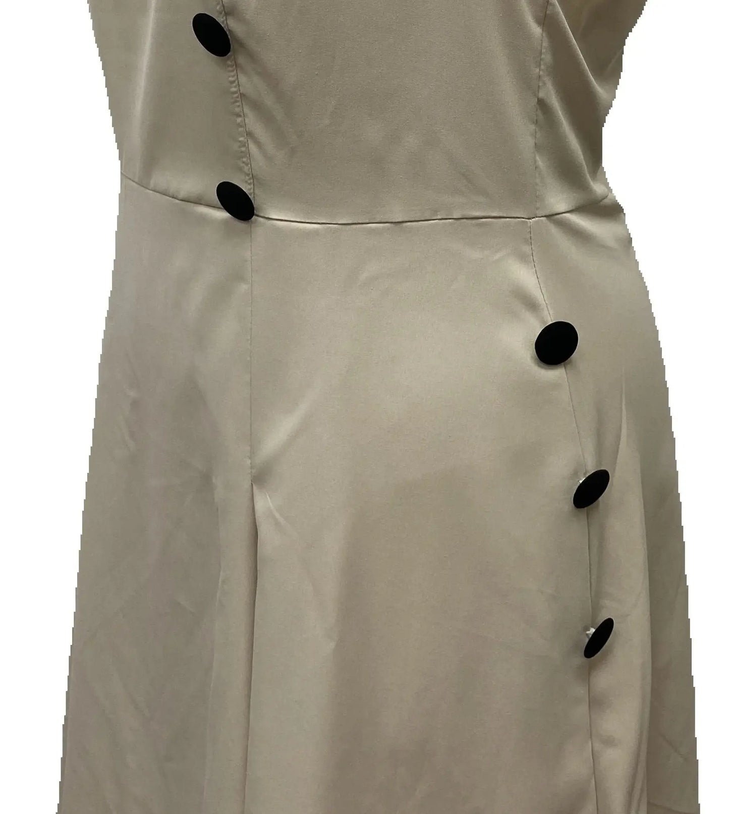 Sleeveless Pleated Dress for Casual Office Elegance