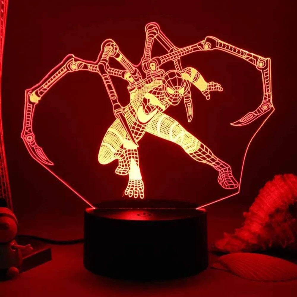 Spiderman Vs Venom Touch Remote Control LED Night Lamp