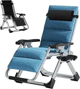 Zero Gravity Outdoor Lounge Chair Pair With Cushions