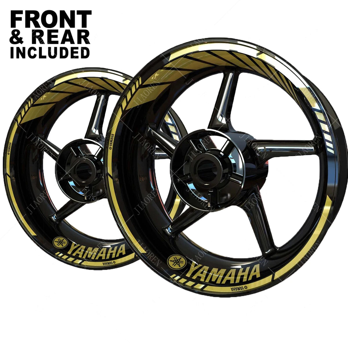 Yamaha Wheel Logo Sticker Rim Decal Vinyl Set Kit Pro