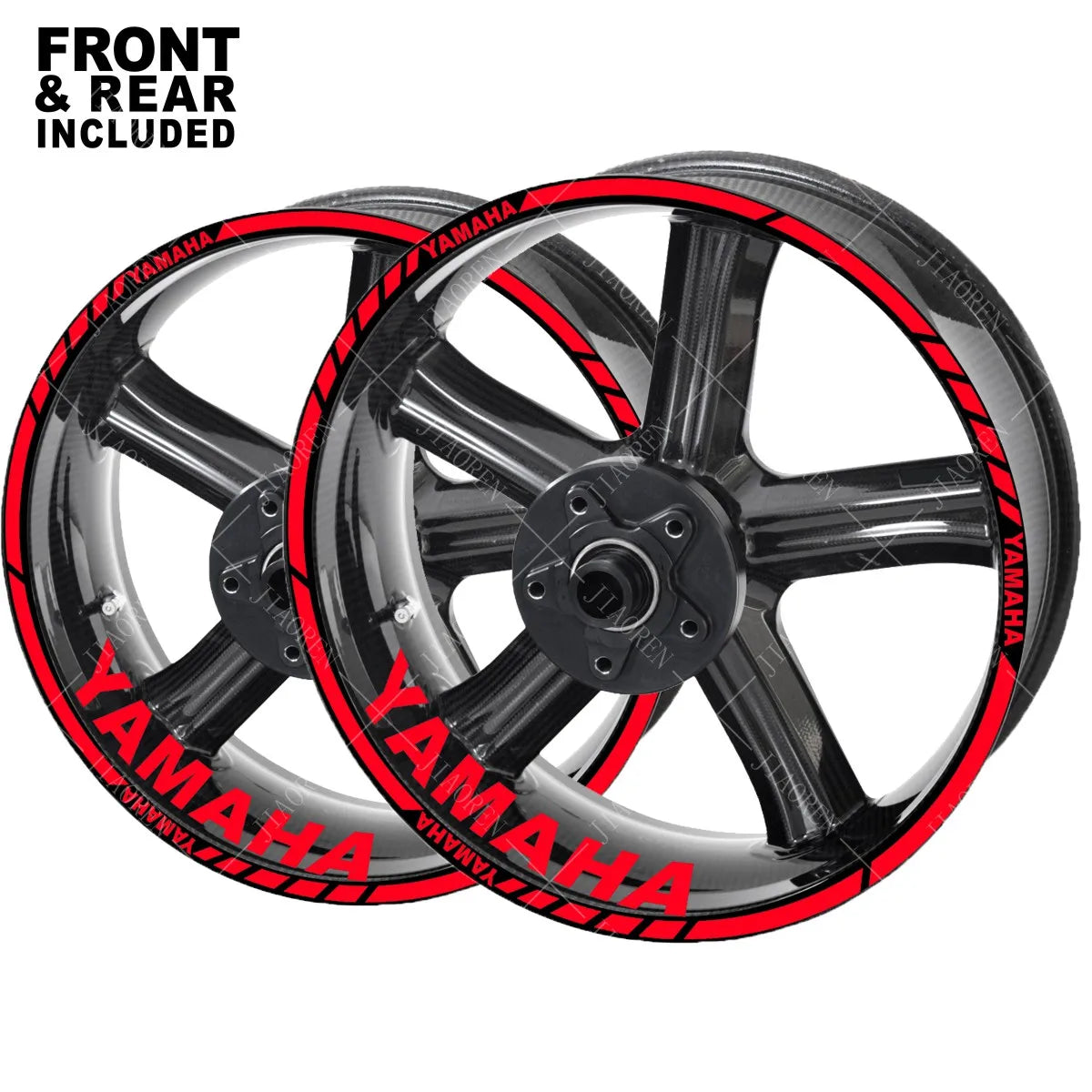 Yamaha Wheel Logo Sticker Rim Decal Vinyl Set Kit Pro