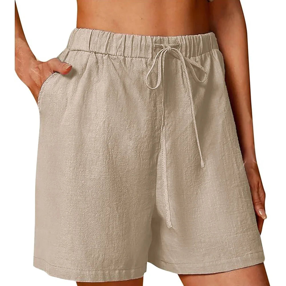 Women's Casual Drawstring Shorts for Summer Outdoor Activities