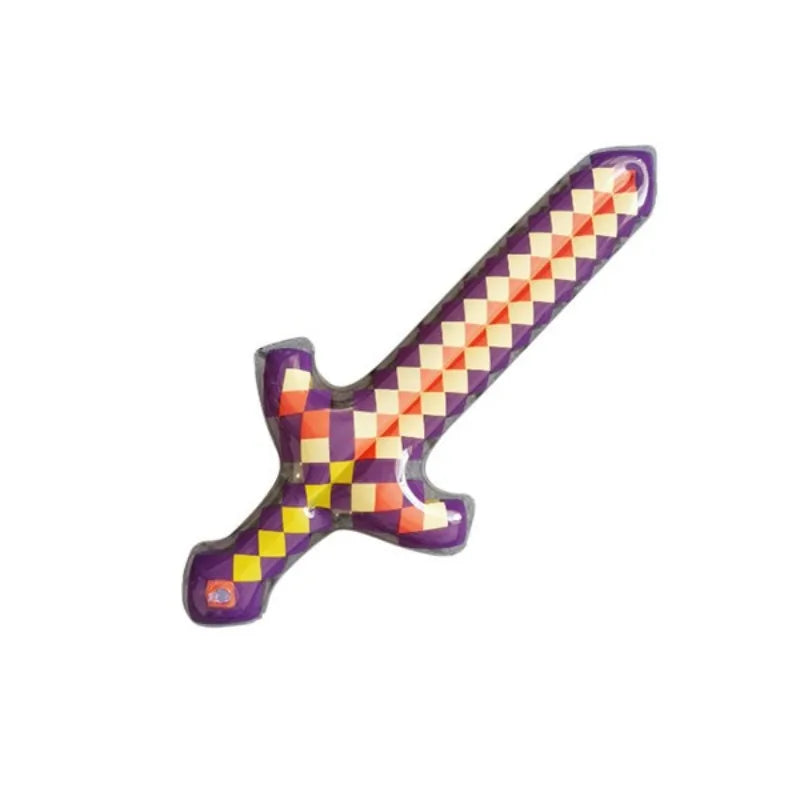 Miner Pixel Crafting Inflatable Sword Axe Party Decoration Toys