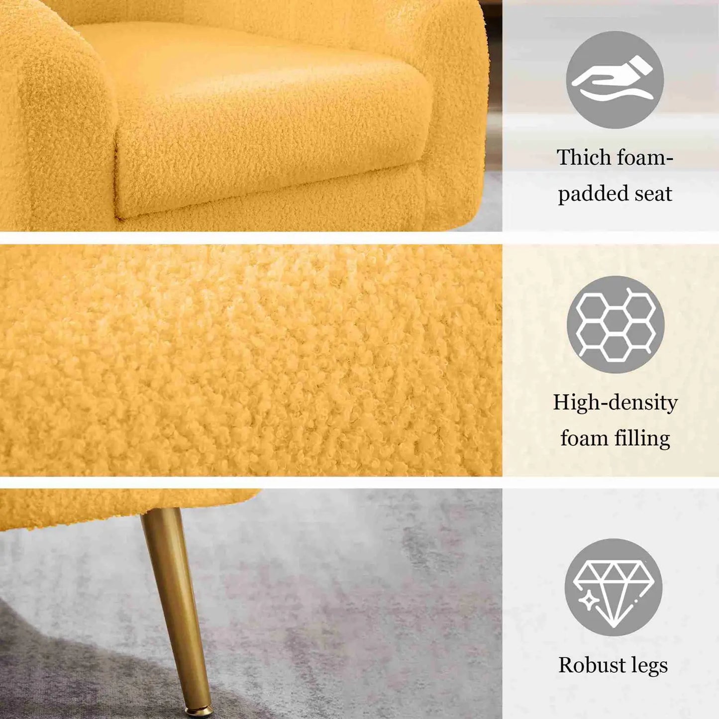 Elegant Accent Chair for Cozy Reading and Relaxing Moments