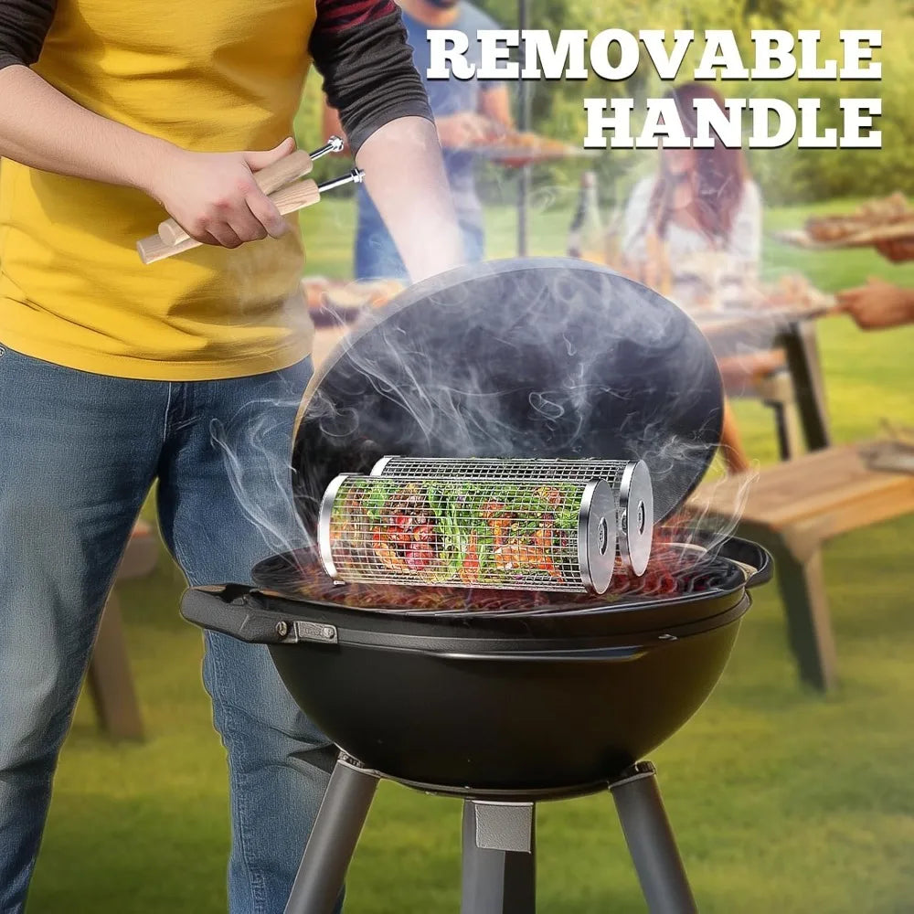 Nesting Grill Baskets For Perfect Barbecue Cooking Every Time