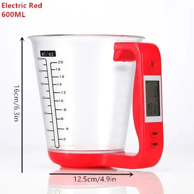 LCD Display Digital Measuring Cup with Large Capacity Beaker