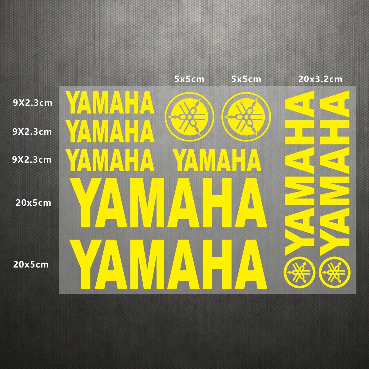 Yamaha Logo Stickers for Motorcycle Tank Helmet Decals