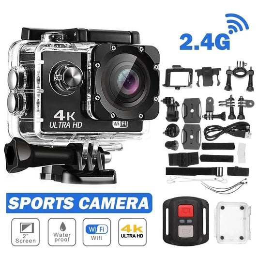 Ultra HD Action Camera With WiFi For Indoor And Outdoor Adventures
