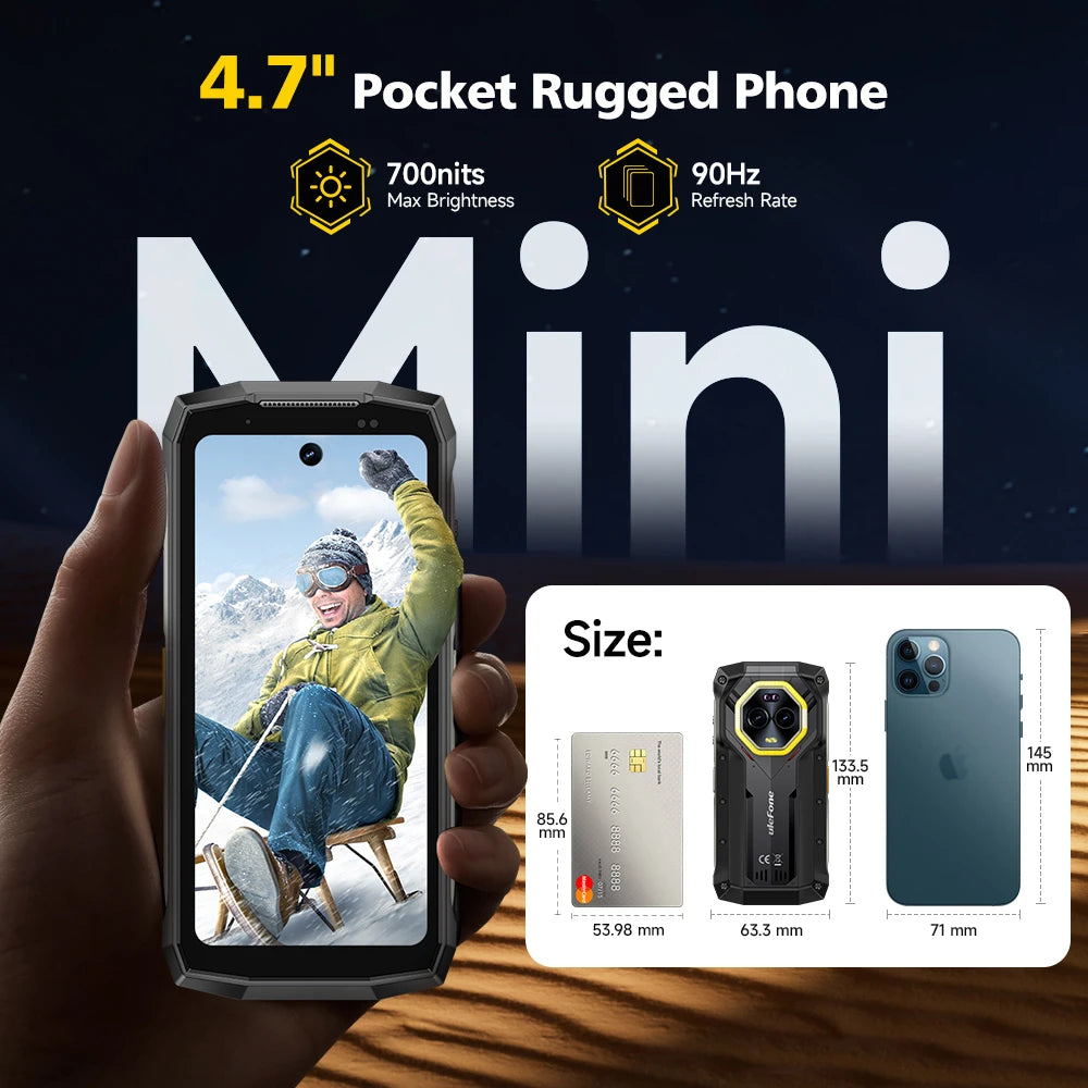 Ulefone Armor Mini 20 Pro 5G Rugged Smartphone 64MP Camera