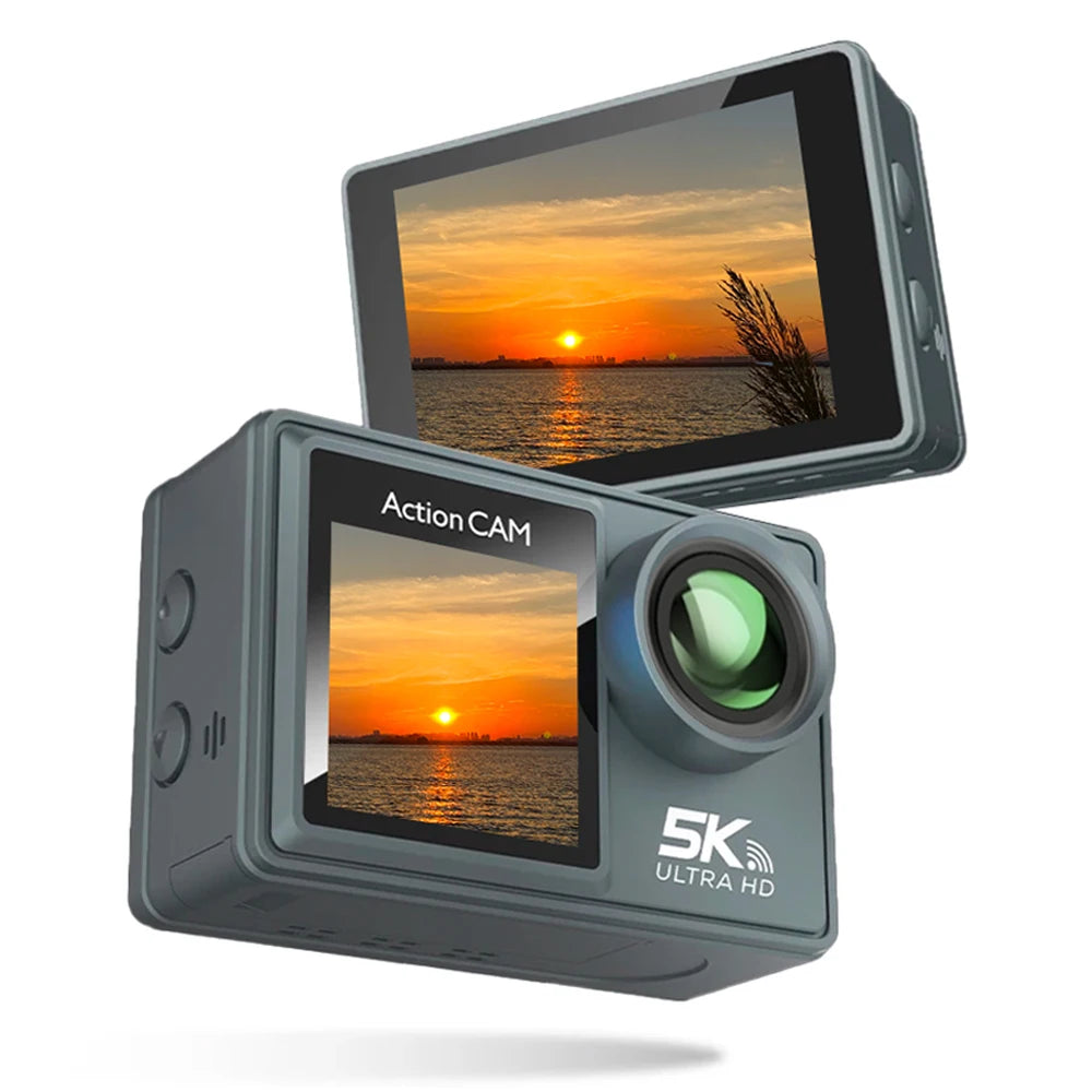 4K Action Camera with Electronic Stabilizer for Extreme Sports