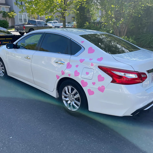 Choice Hearts Car Stickers Self Adhesive Vinyl Decals